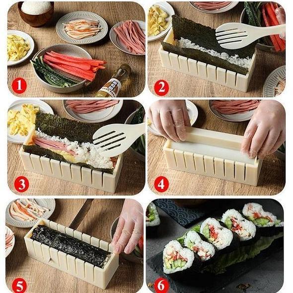 Sushiproduksjonssett: Lag sushi enkelt hjemme