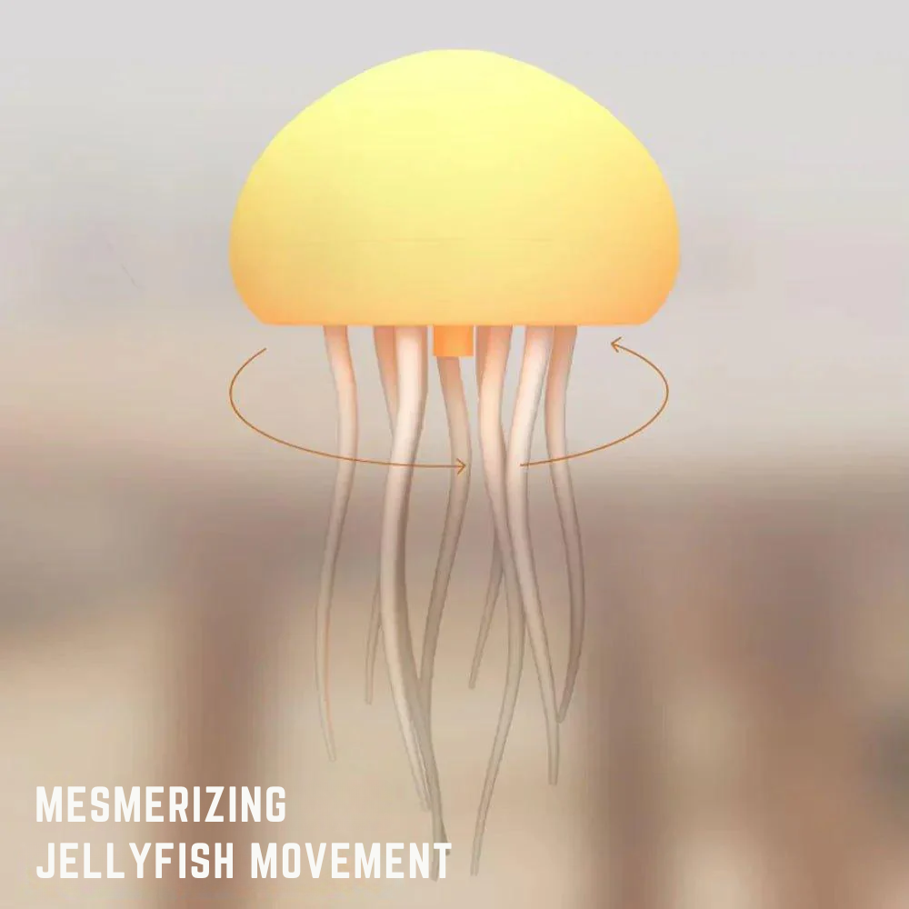 مصباح مهدئ على شكل قنديل البحر بألوان متغيرة