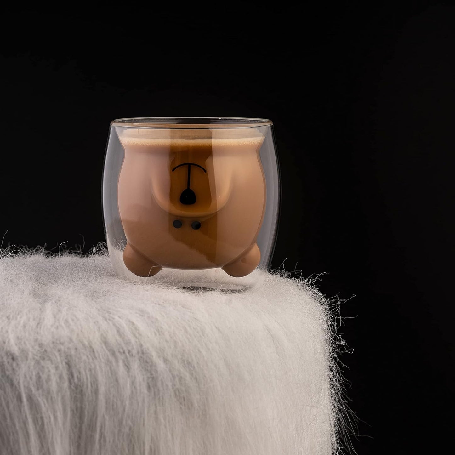 クマの形をしたコーヒーカップ - かわいくて実用的