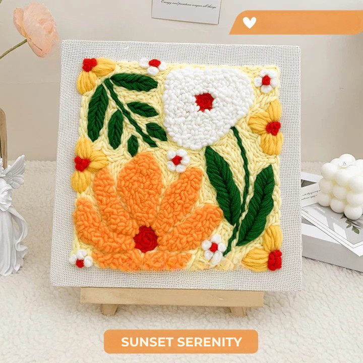 Σετ κεντήματος με βελόνα punch needle