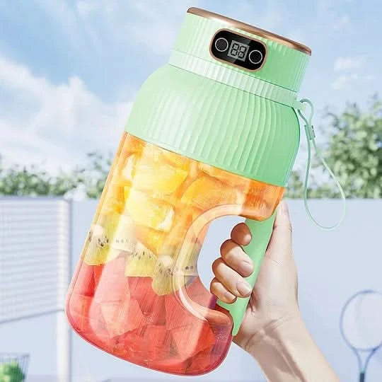 Portable blender for fresh juice anytime 