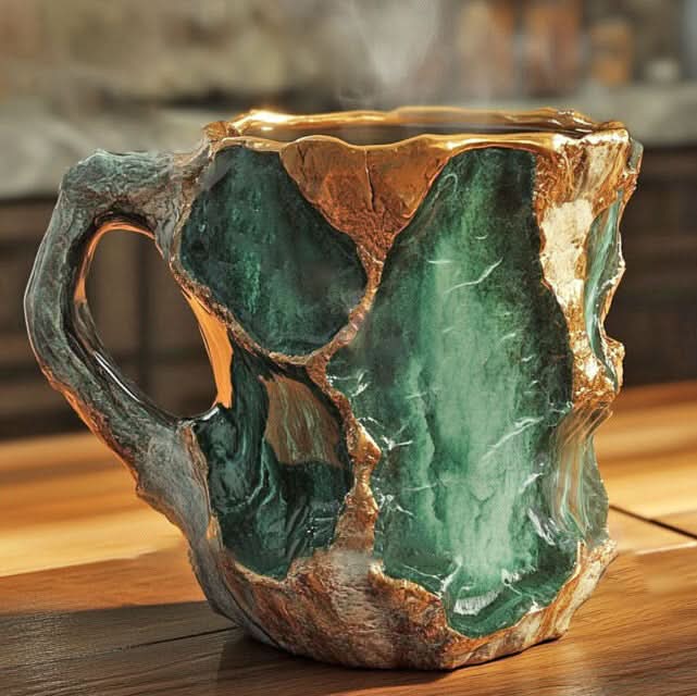 Kaffekopp i mineralglass – Naturlig eleganse 