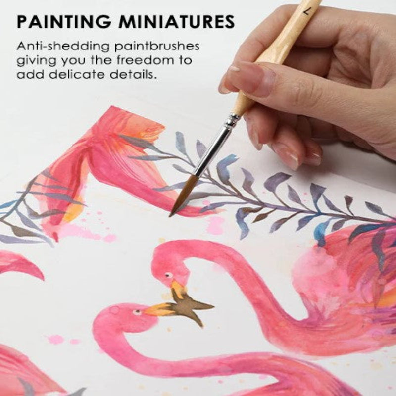 Presné štetce na jemné a dokonalé detaily (x11) 