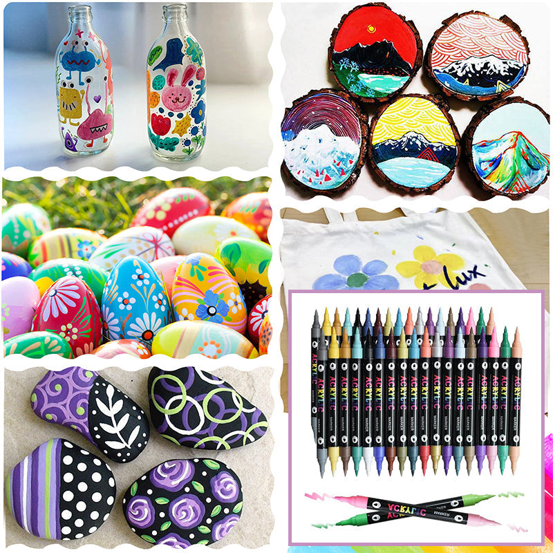 Akrylové farby na pero pre žiarivé výtvory 