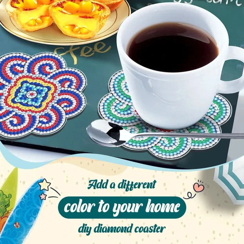 Zestaw podkładek DIY z dżetami 