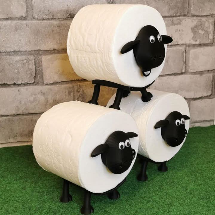 Držiak na toaletný papier v tvare ovce 