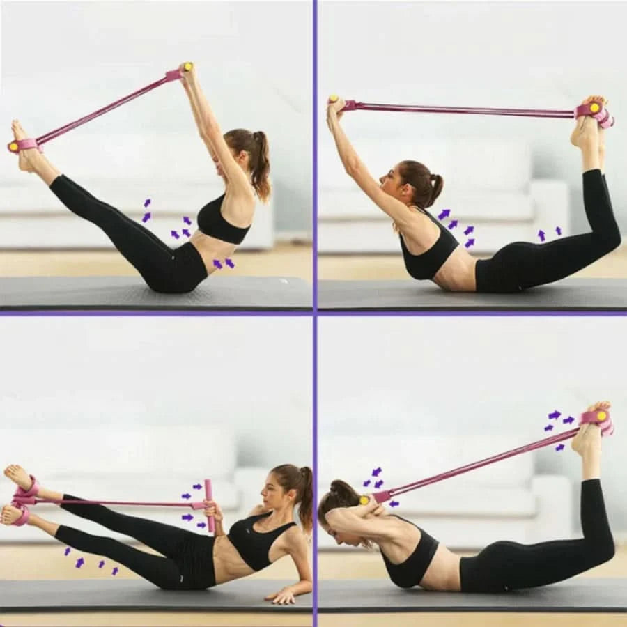 Kompletní fitness elastický pás pro celé tělo 
