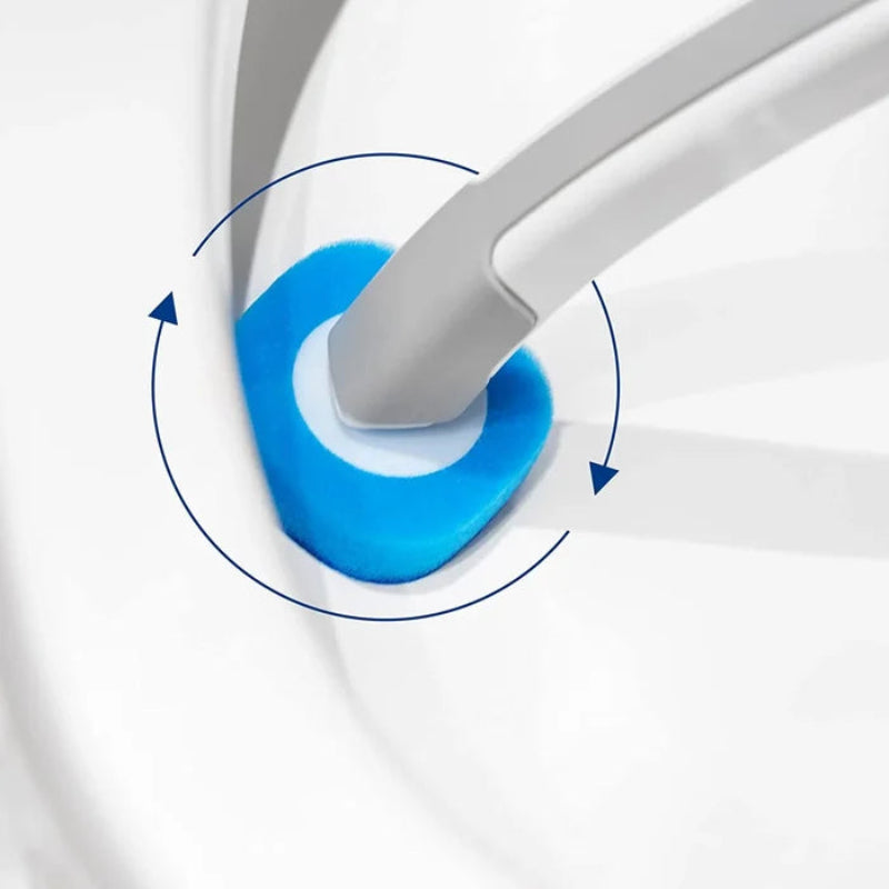 Rengör dina toaletter utan kontakt med engångshuvuden 