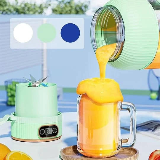 Portable blender for fresh juice anytime 