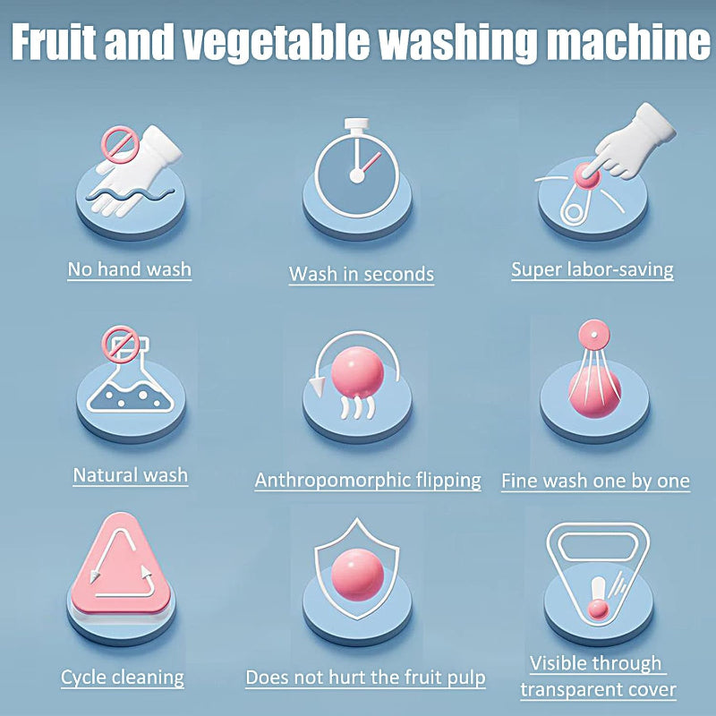 Perfekt rengjøring av frukt uten anstrengelse eller skrelling 