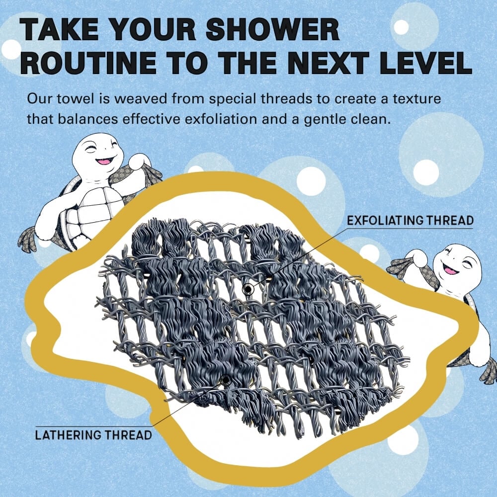 מגבת פילינג רכה – עור חלק במגע אחד 