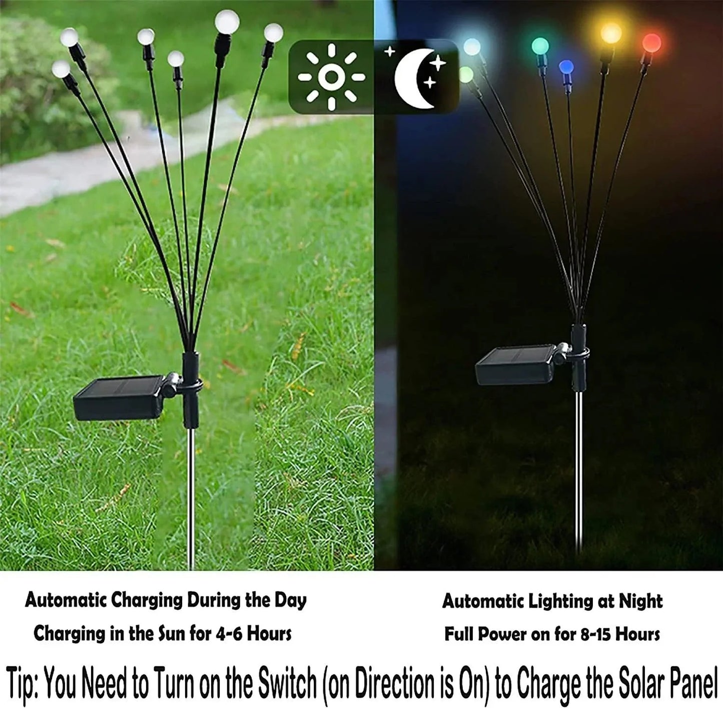 Lampy ogrodowe z świetlikami 