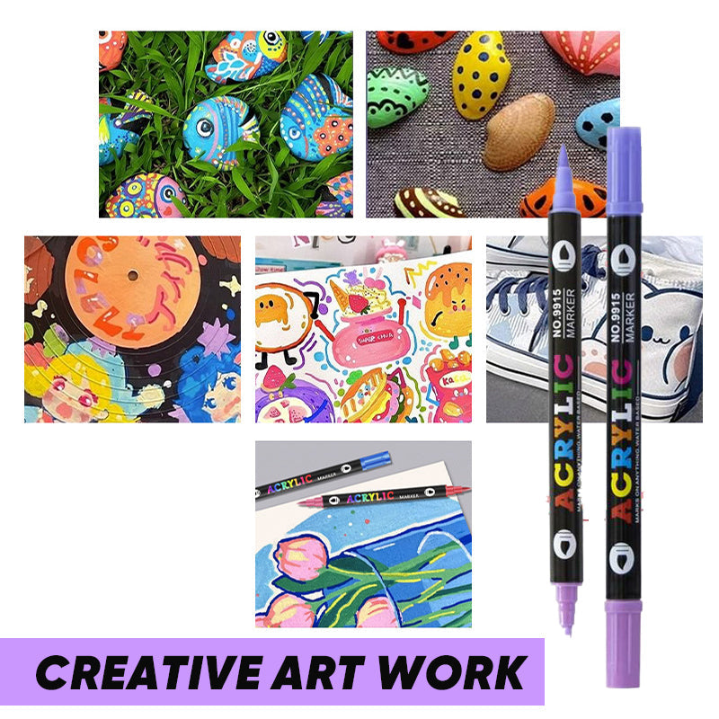 Akrylové farby na pero pre žiarivé výtvory 