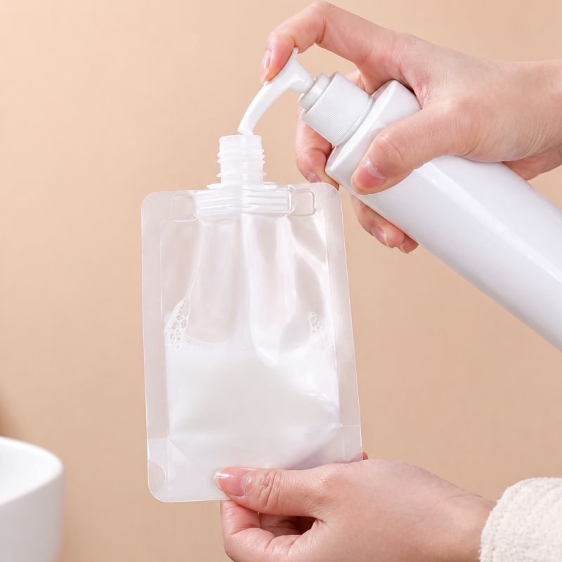 Set of 40 travel bottles – clean and organized transport
