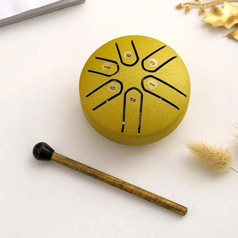 Mini tambour relaxant avec sons apaisants intégrés