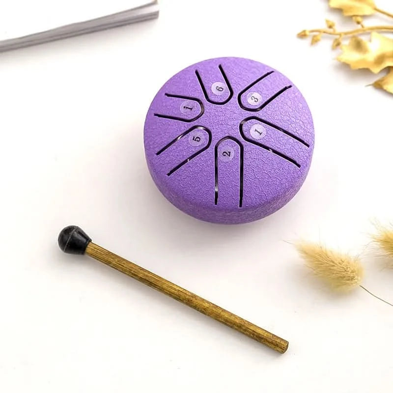 Mini tambour relaxant avec sons apaisants intégrés