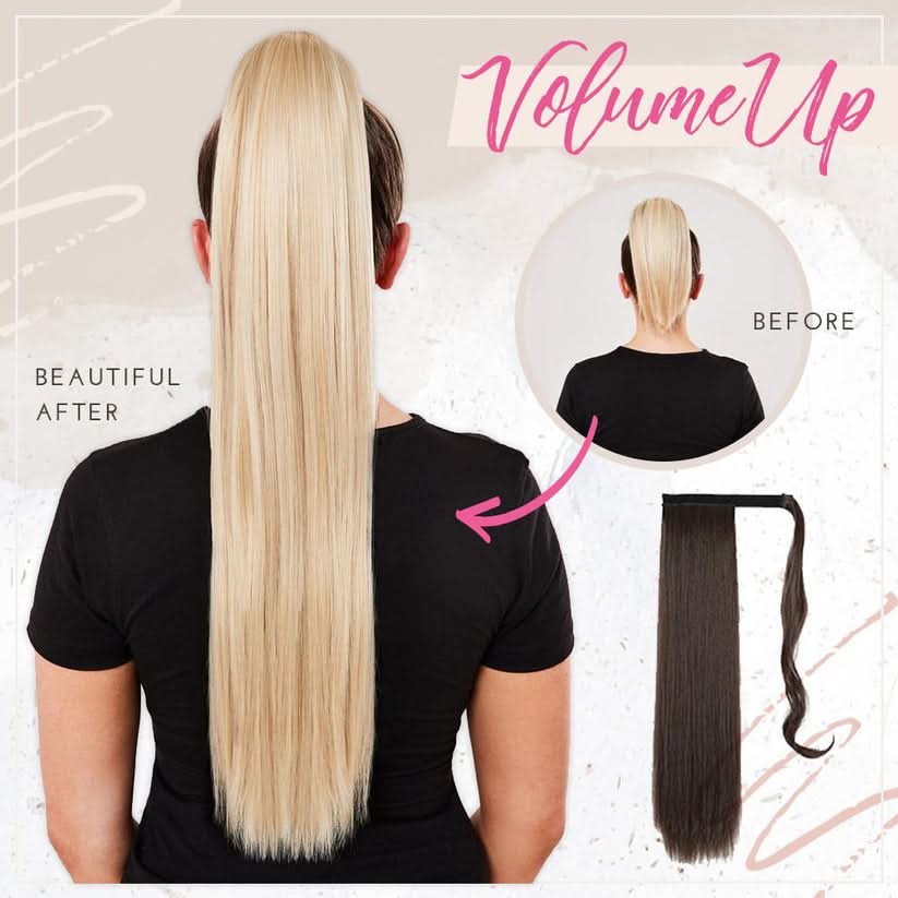 Glamourová prodloužení copu pro chic vzhled 