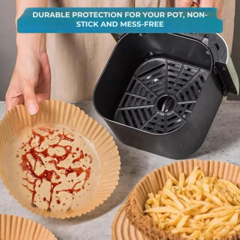 Praktiske bakepapir for Air fryer – Renslighet og tidsbesparelse 