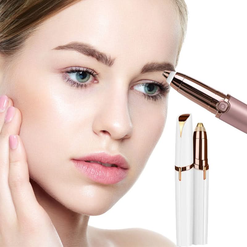Precise and painless hair removal for clean eyebrows 