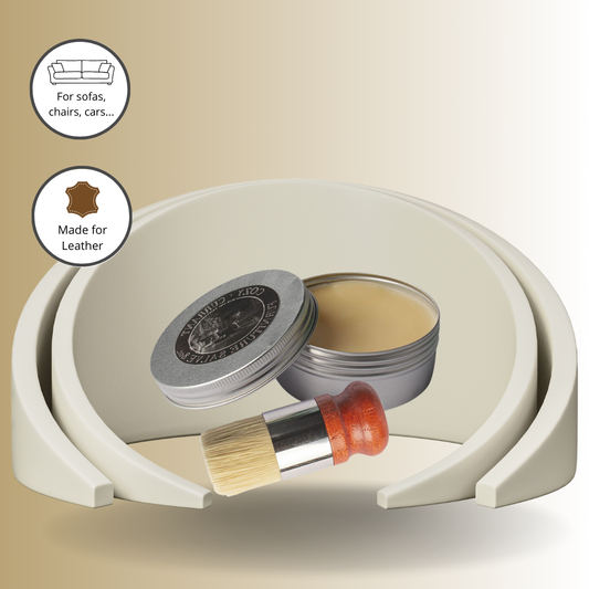 天然バームが革を復活させ、保護します 65ml 