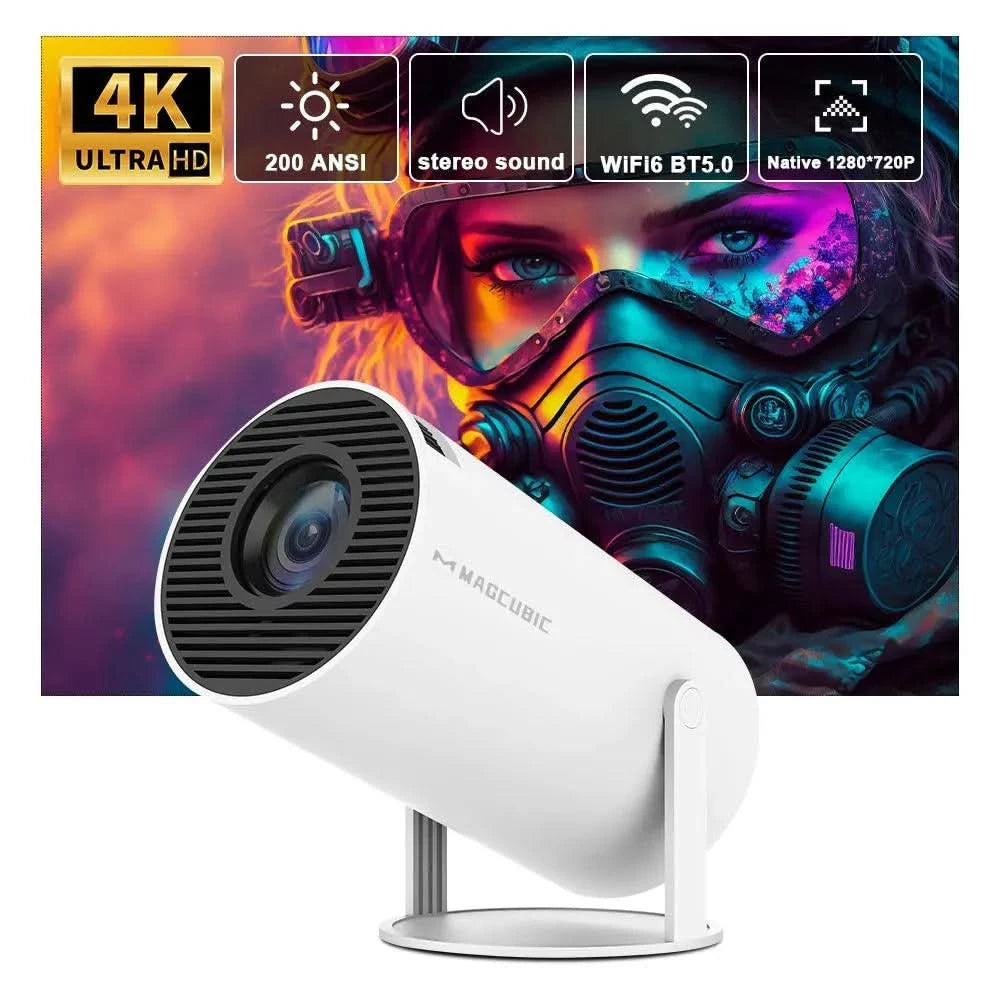 Un proyector compacto que transforma tu pared en cine 