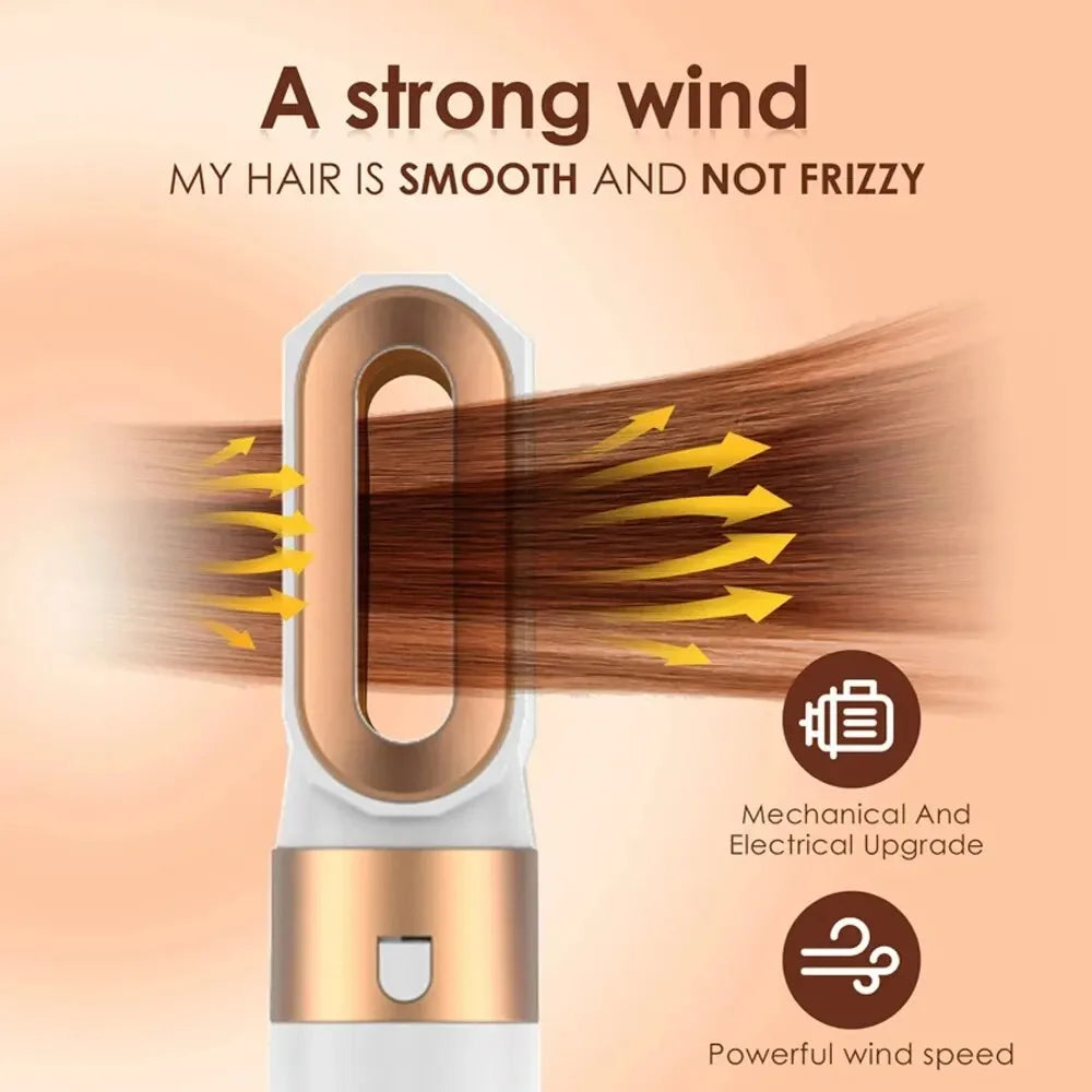 Coiffez, lissez et séchez avec un seul appareil 5 en 1