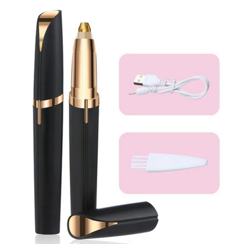 Precise and painless hair removal for clean eyebrows 