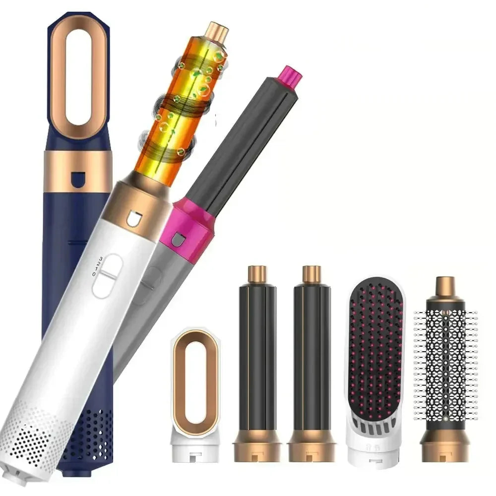 Coiffez, lissez et séchez avec un seul appareil 5 en 1