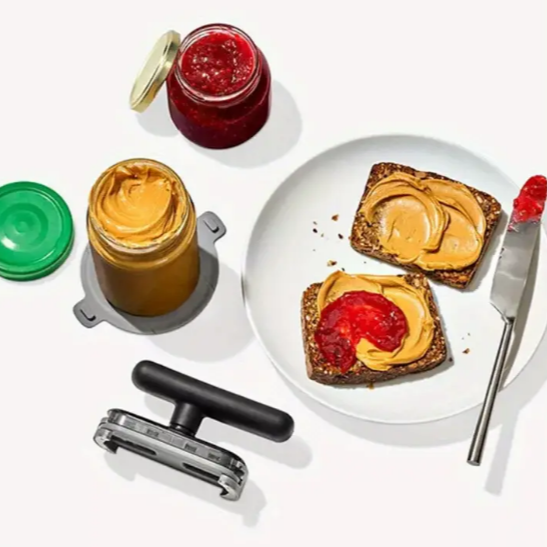 Ergonomisk glasåbner til at åbne dine glas uden besvær 
