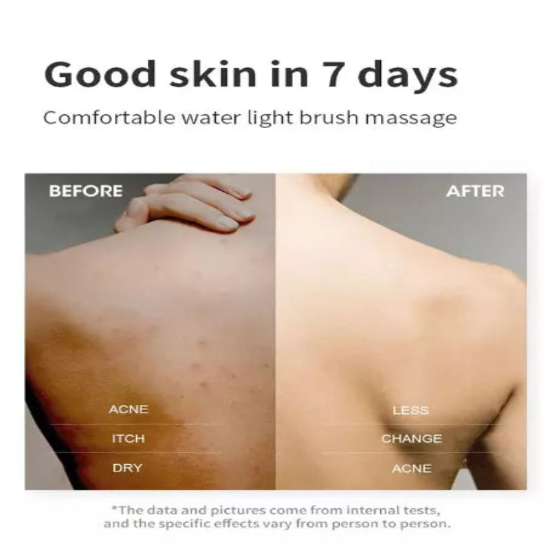 シャワーの下での手間いらずの完全クレンジングマッサージ 