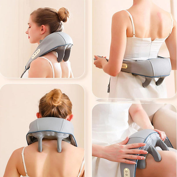 Masajeador ergonómico 6D para relajación muscular total 