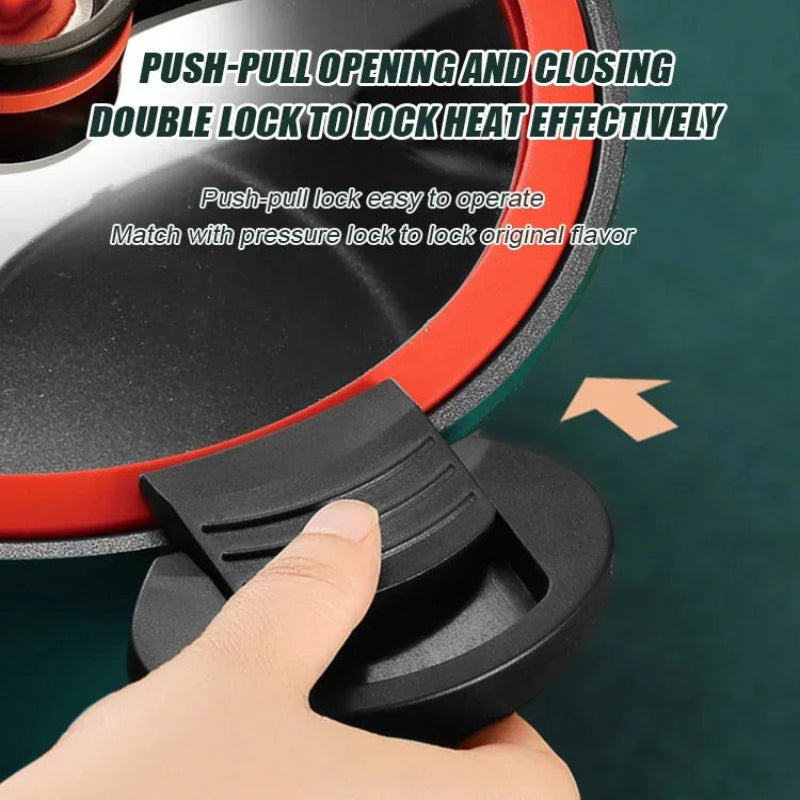 Cocotte micro-pression pour cuisson rapide et savoureuse