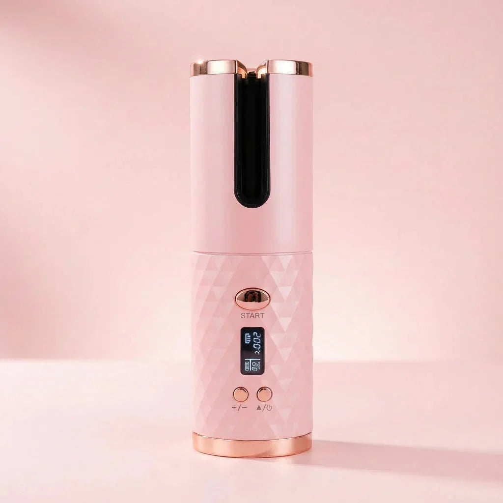 Arricciacapelli portatile senza fili — Rosa, foto 13