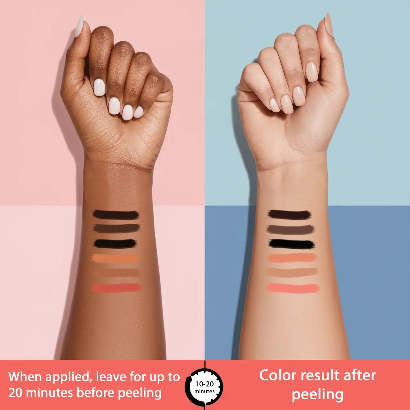 Perfekt formede lepper, uten retusjering i 12 timer 