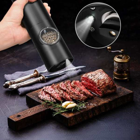 Elektrisk kvern LED – Presis krydderblanding med én hånd 