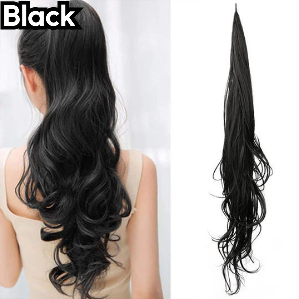 Glamour hestehale-extension for et chic utseende 
