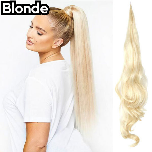 Glamour hestehale-extension for et chic utseende 