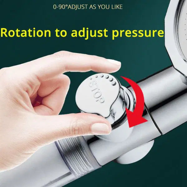 Avkopplande dusch 360° – Högtryck & vattensparande 