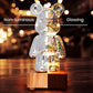 3D bear decorative lamp with fairy light 